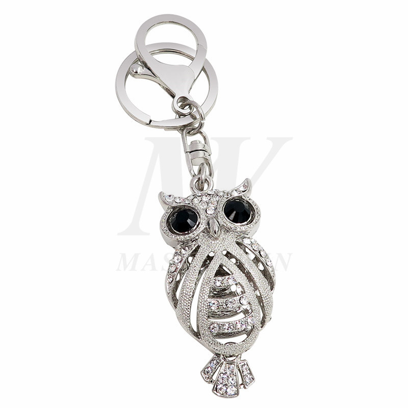OWL fém kulcstartó kristályokkal_KC17-014